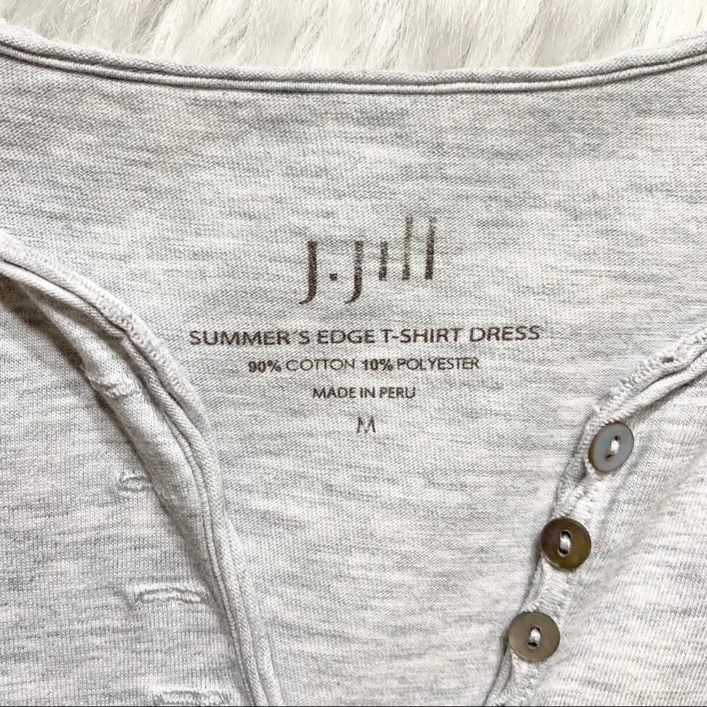 SOLD-J. Jill Heather Short Sleeve T-shirt Dress - Picture 7 of 8